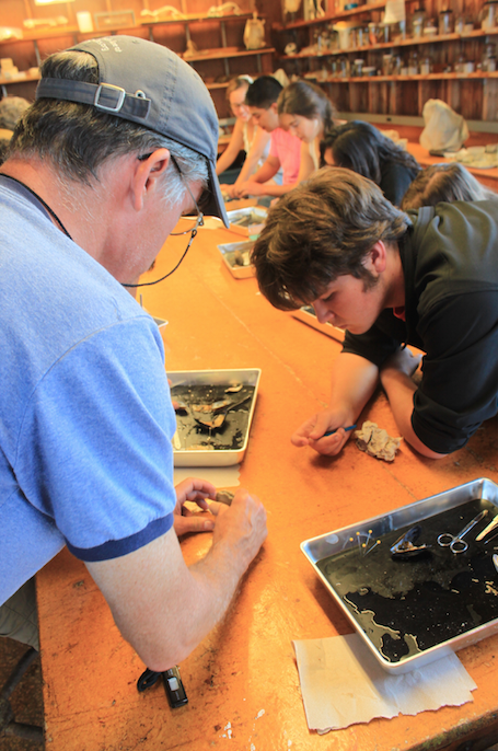 Photo of students working in the SML laboratory